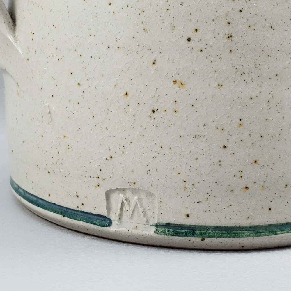 Salt Glaze Studio Pottery Pitcher Stoneware Daylily 8